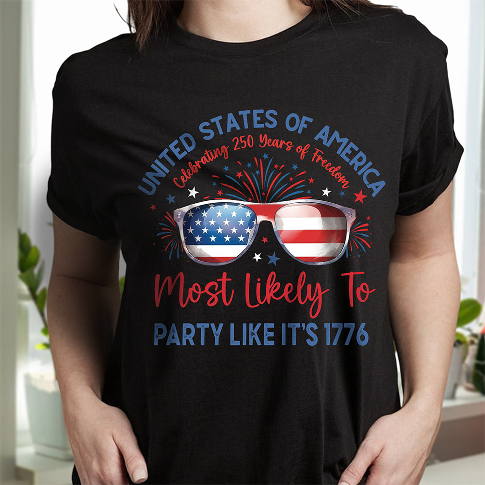 Personalized Family T-Shirt USA 250th Anniversary Gift HN590 - Tshirt GradoCreations