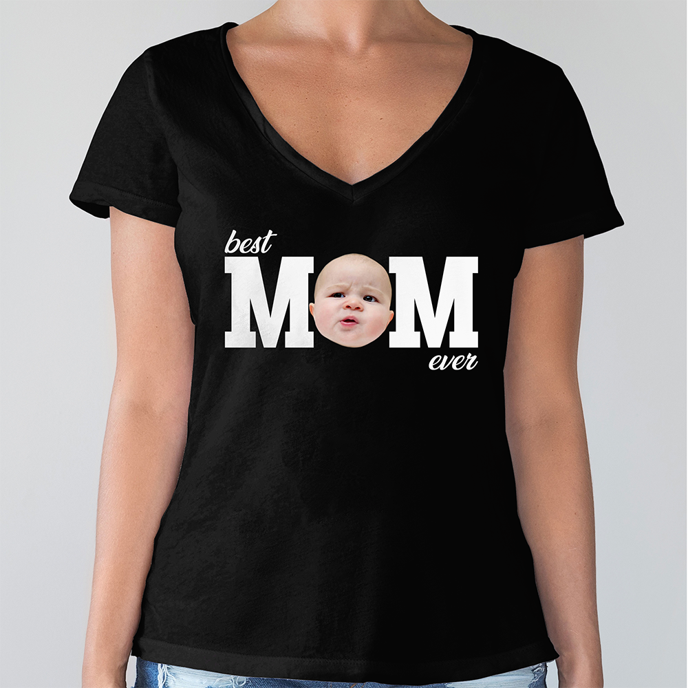 Personalized Dark Shirt Custom Photo Best Dad or Mom Gift HN590 - Tshirt GradoCreations