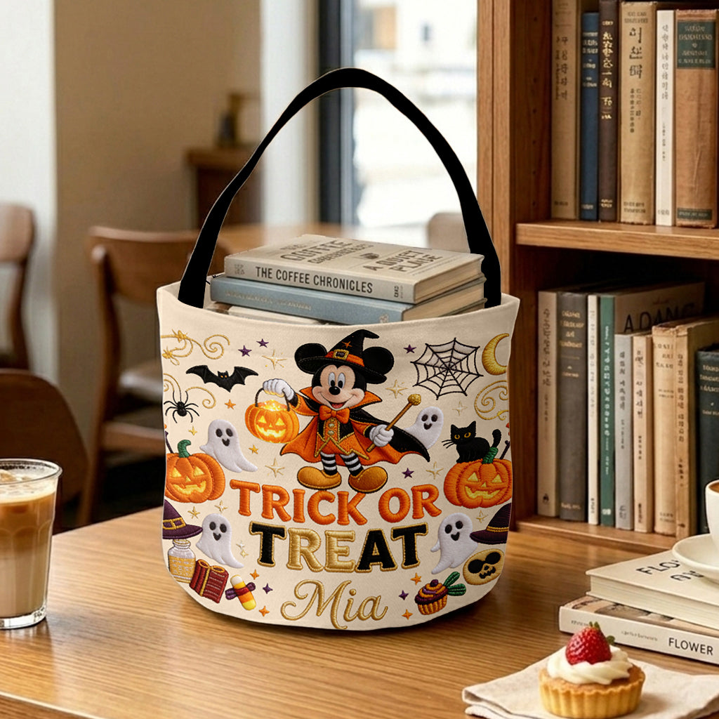 Personalized Halloween Basket Trick or Treat Gift for Kids Basket GradoCreations