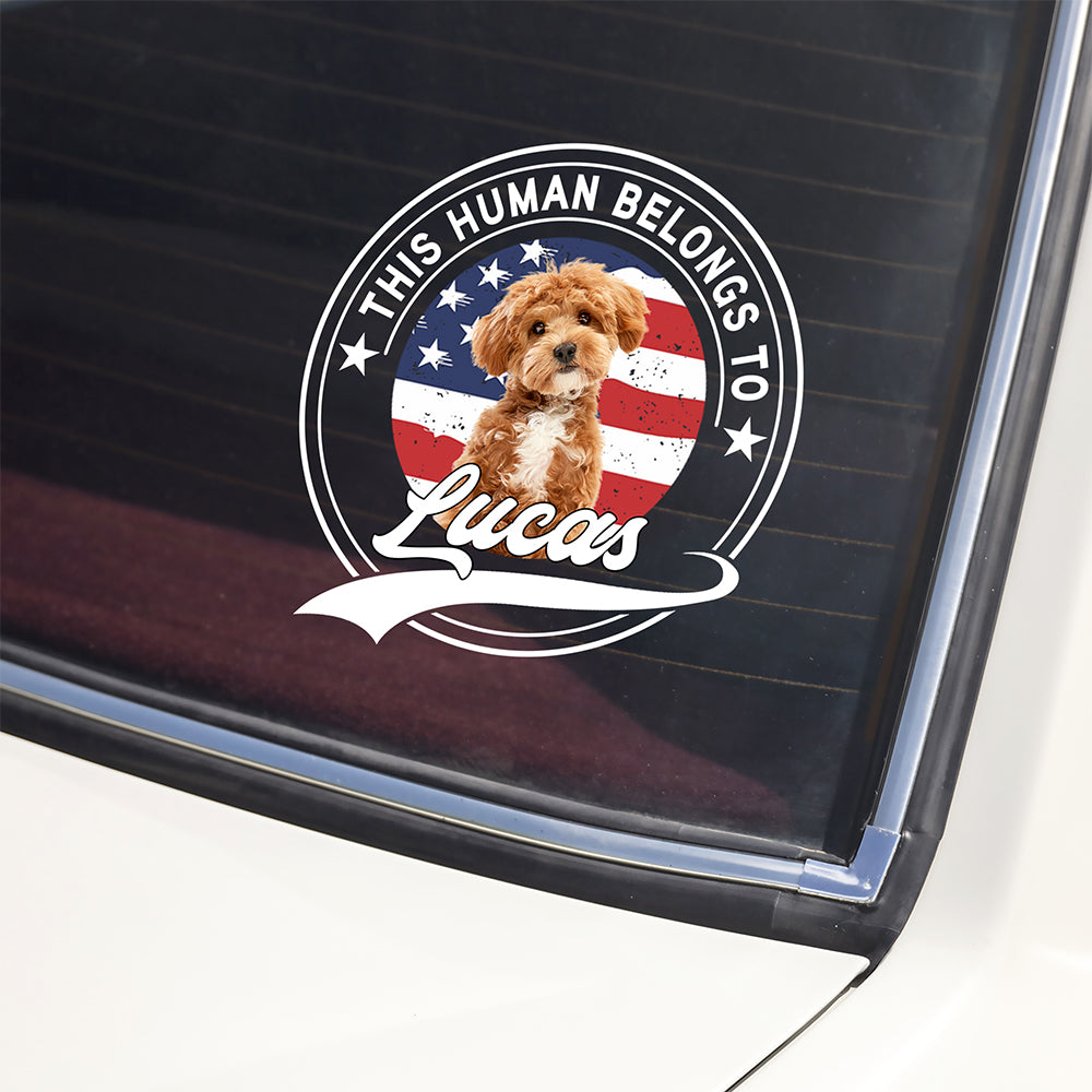 Personalized Dog Cat Car Window Decal Custom Photo Gift for Pet Lovers Decal Sticker GradoCreations