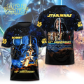Personalized Star Wars 50th Anniversary AOP Shirt Gift for Fans