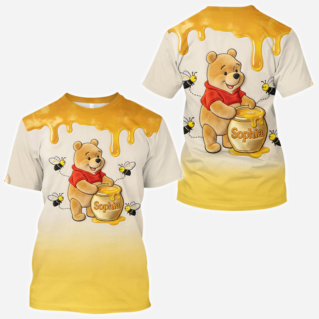 Personalized Honey Bear All Over Print Shirt Gift for Movie Fans AOP Shirt GradoCreations