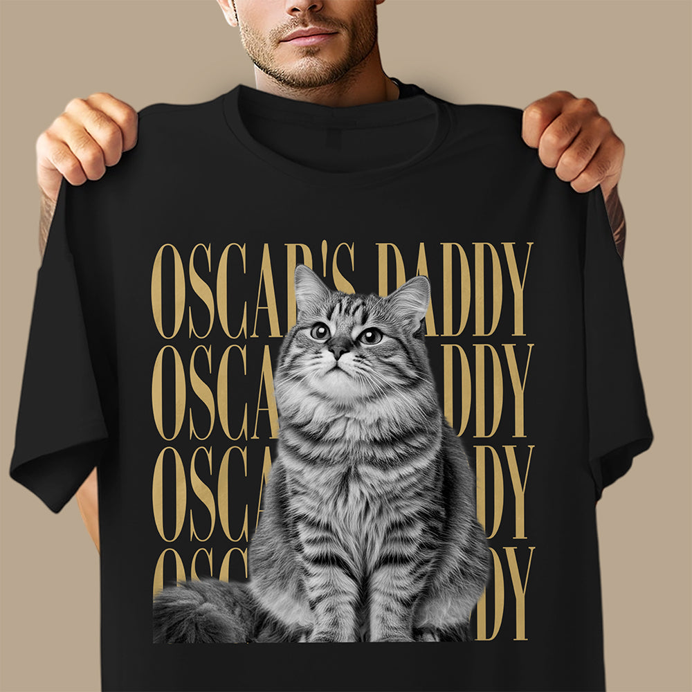 Personalized Vintage Photo T-Shirt Custom Design for Dog/Cat Dad/Mom HN590 - Tshirt GradoCreations