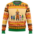 Personalized Kamehameha Ugly Sweater Custom Name Gift for Dad