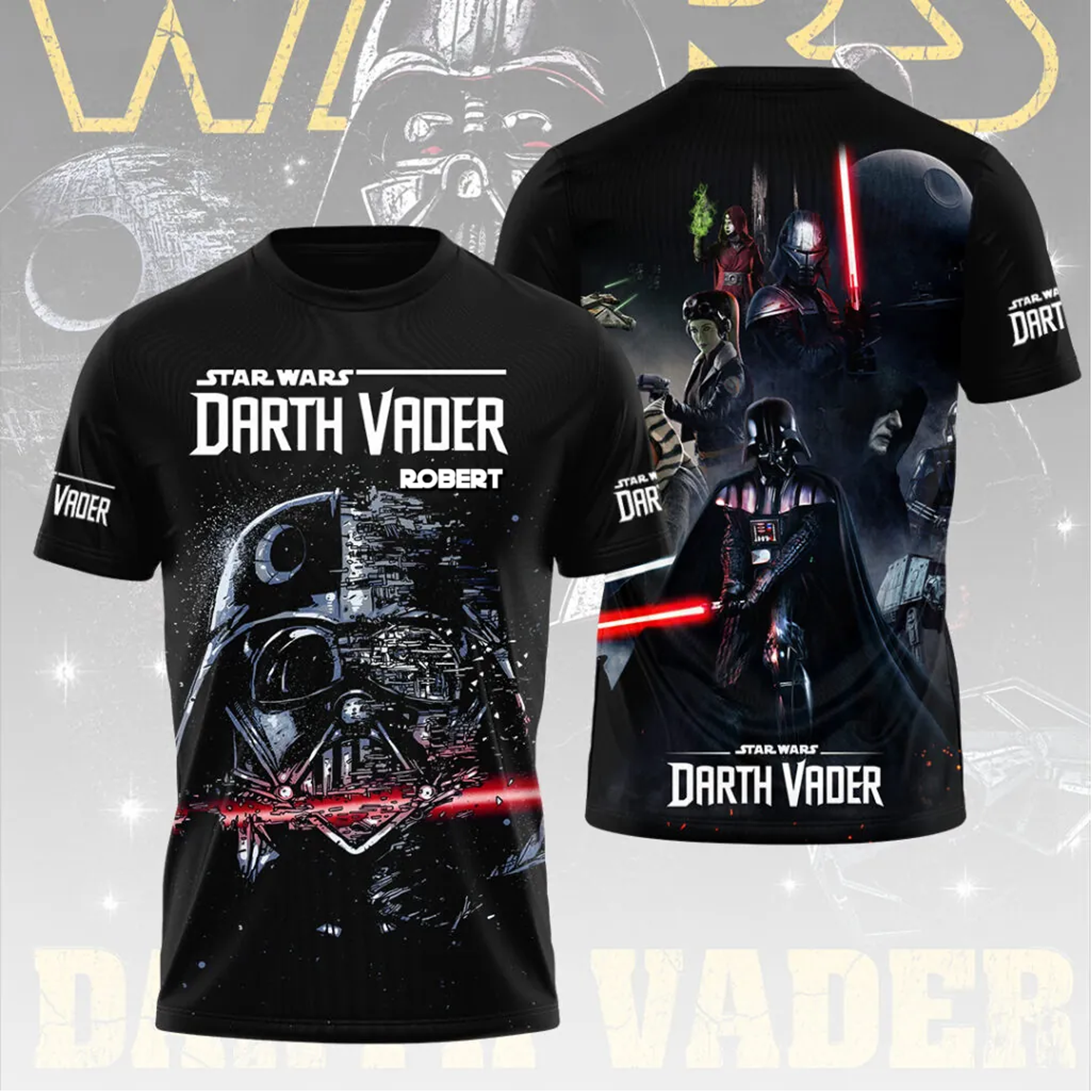 Personalized Star Wars Darth Vader All Over Shirt Gift for Movie Fans