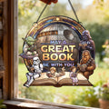 Personalized Window Hanging Suncatcher Book & Movie Gift for Fans
