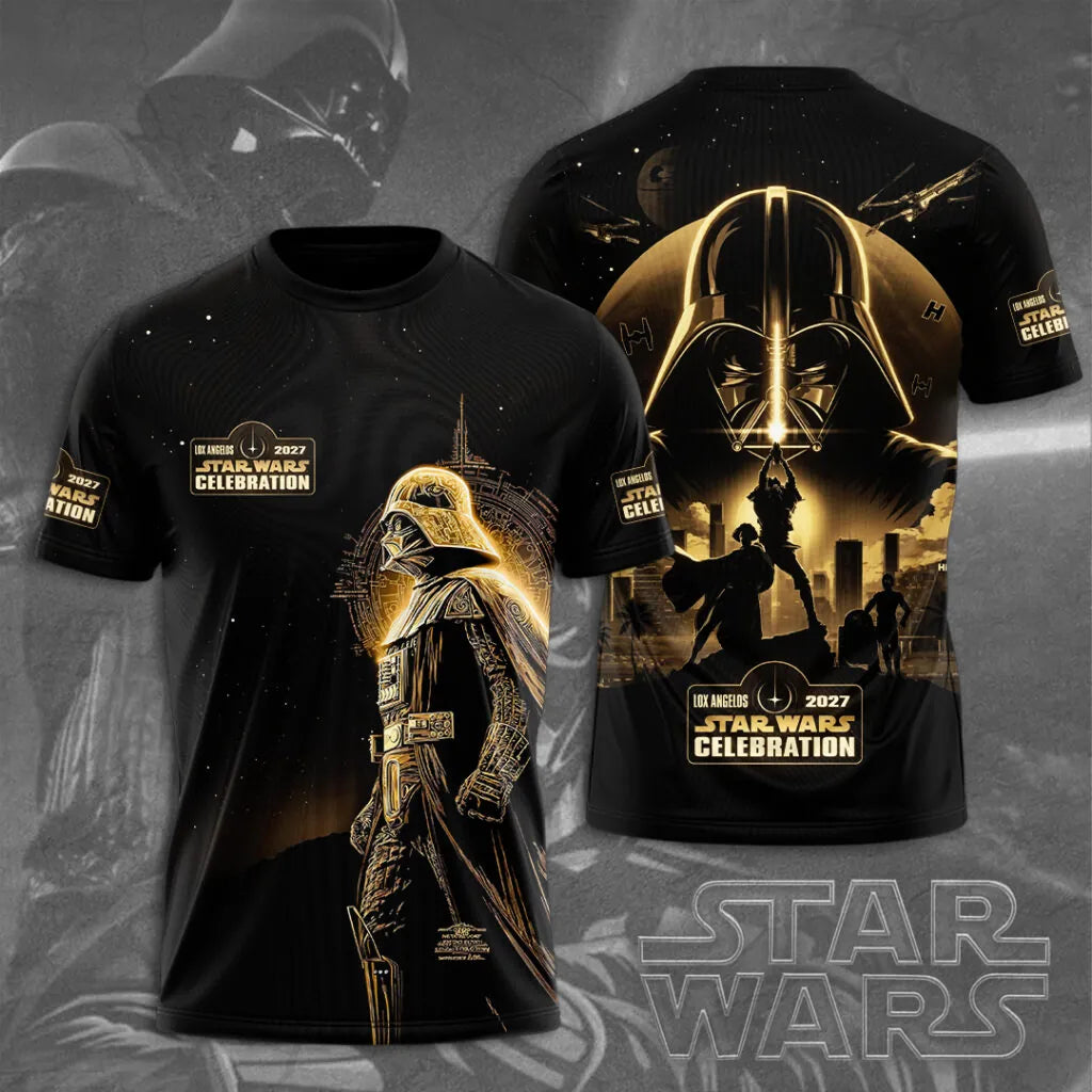 Personalized Star Wars Celebration AOP Shirt Gift for Movie Fans