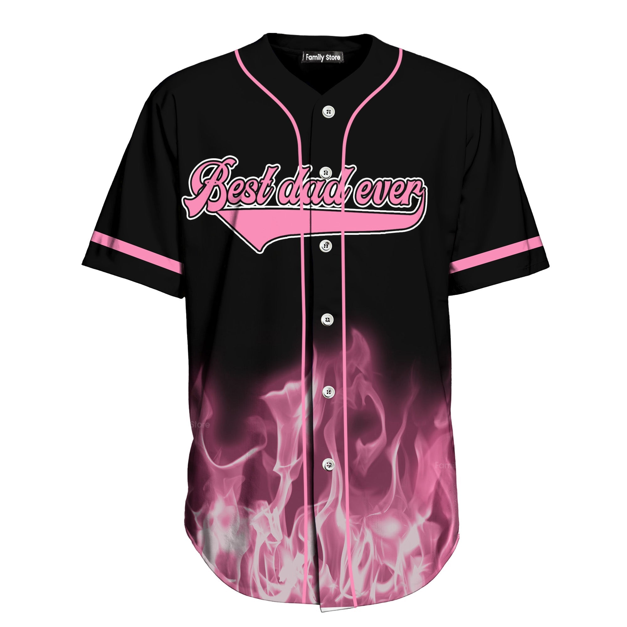 Personalized Baseball Jersey Best Dad Ever Gift for Him