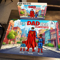 Personalized Best Dad Ever Puzzle Gift for Father's Day