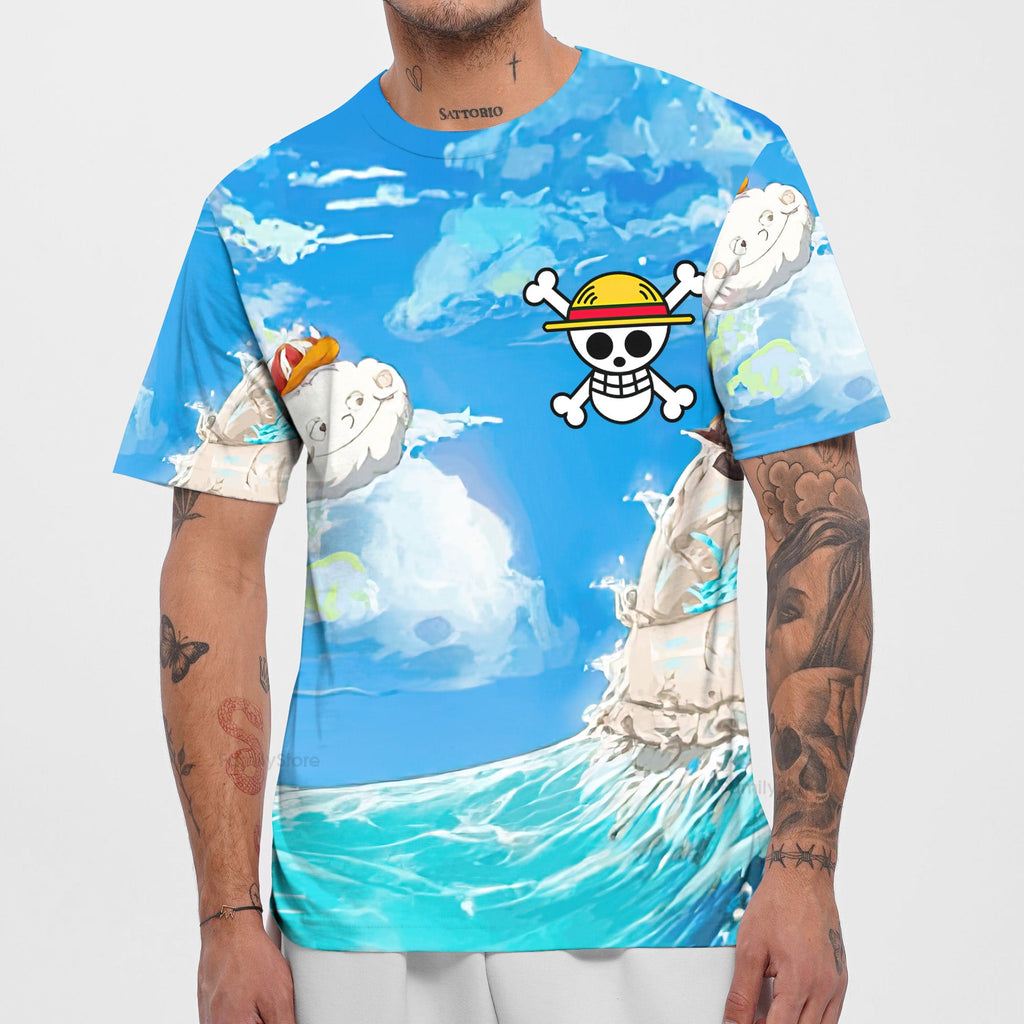 Personalized Pirate Captain 3D T-Shirt Gift for Dad | GradoCreations