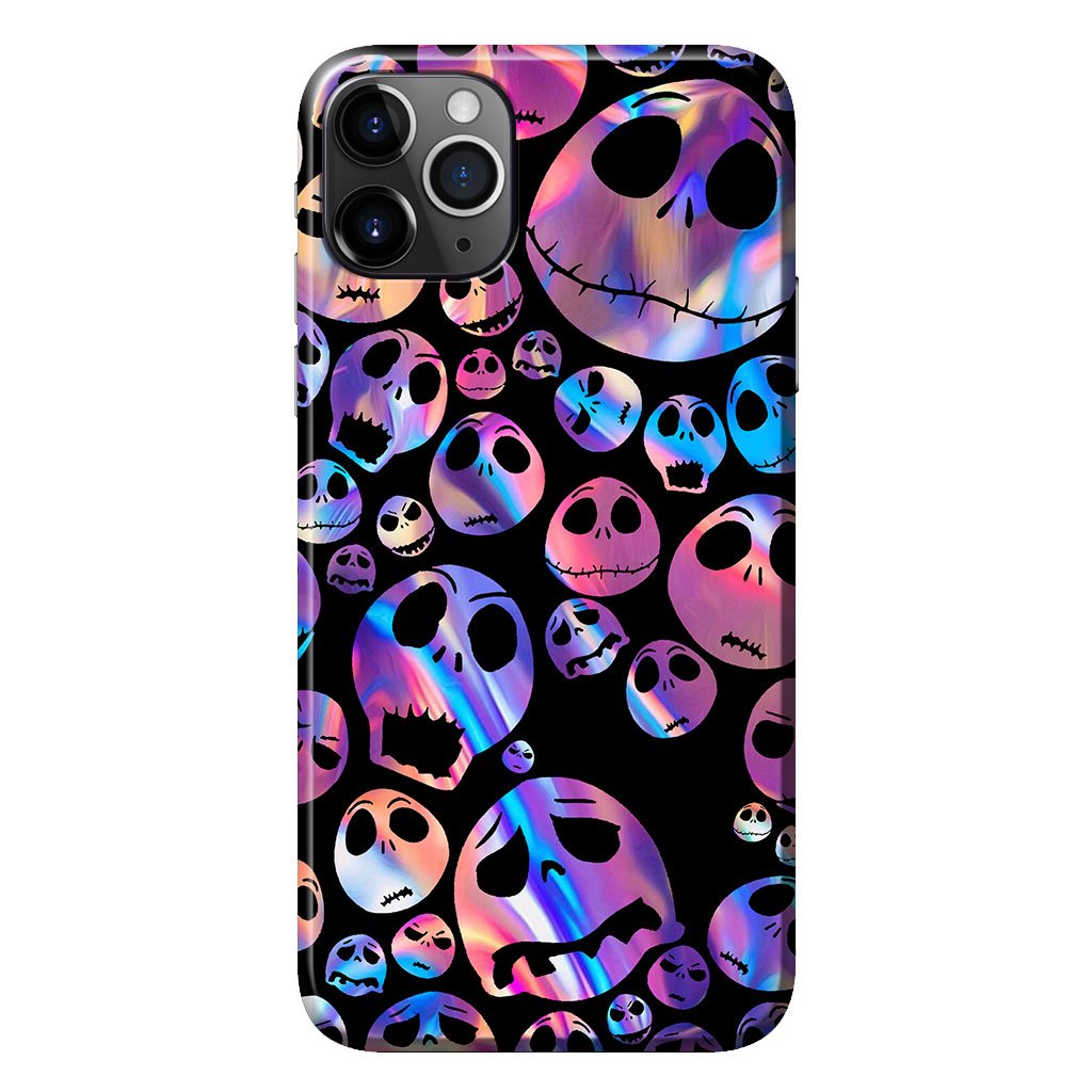 Personalized Nightmare Purple Hologram Phone Case for Halloween Gift Phone case GradoCreations