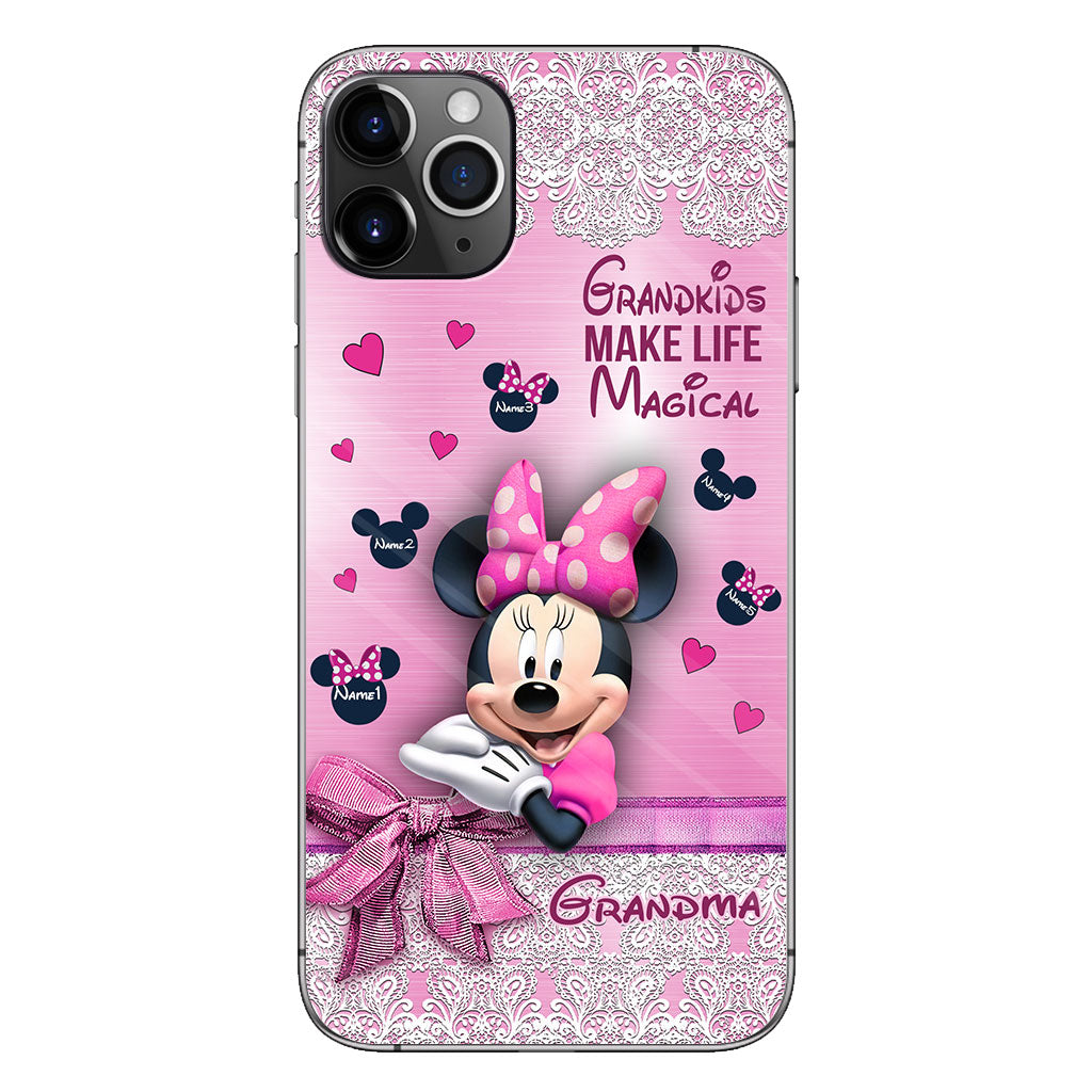 Personalized Grandma Phone Case with Grandkids Design Phone case GradoCreations