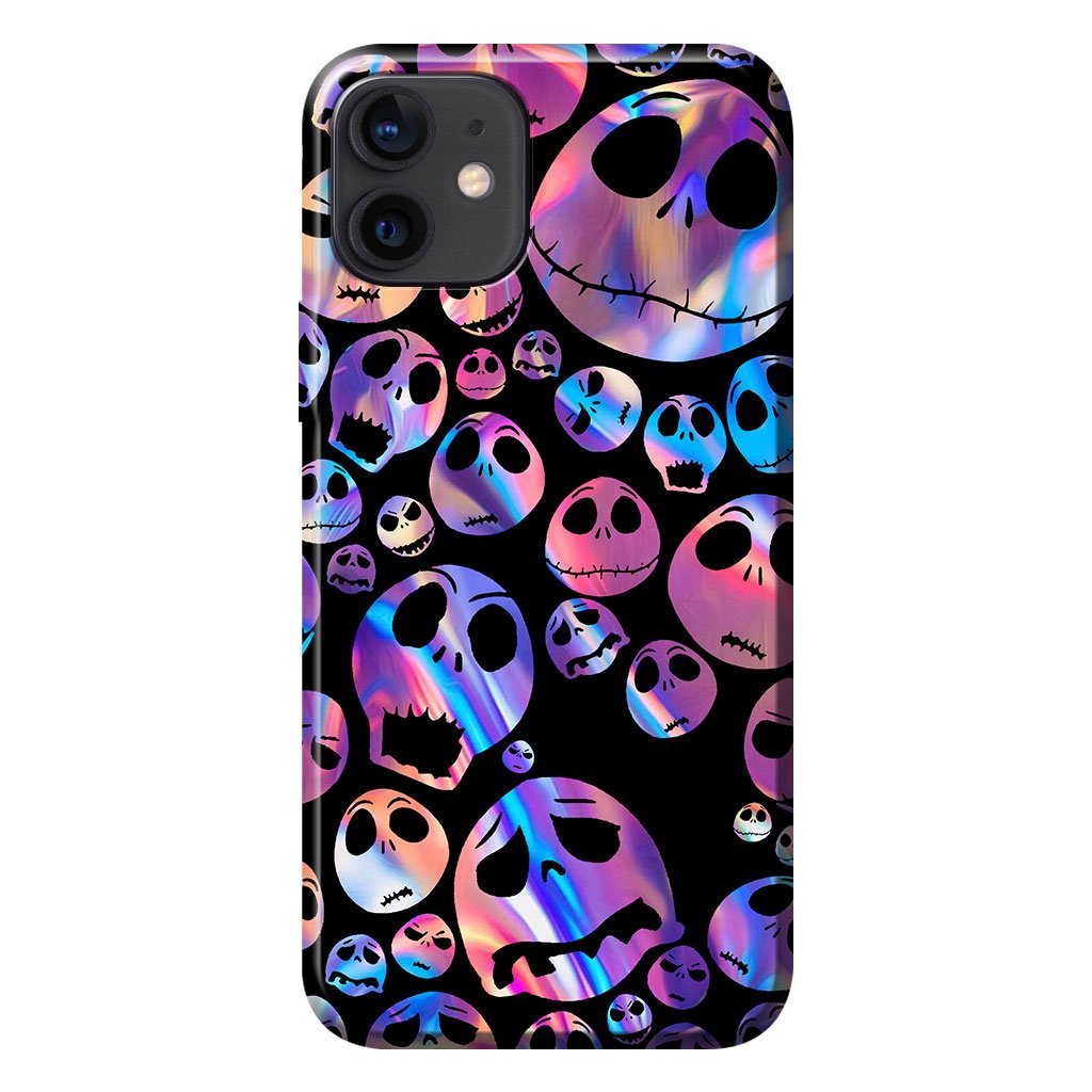 Personalized Nightmare Purple Hologram Phone Case for Halloween Gift Phone case GradoCreations