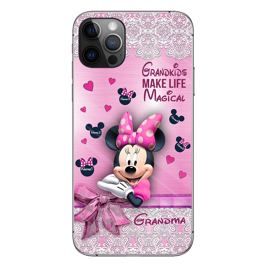 Personalized Grandma Phone Case with Grandkids Design Phone case GradoCreations