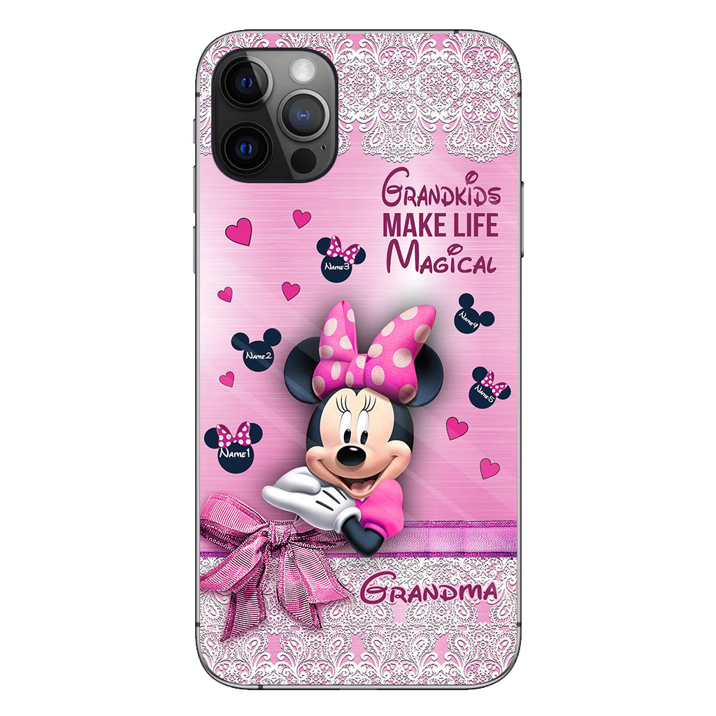 Personalized Grandma Phone Case with Grandkids Design Phone case GradoCreations
