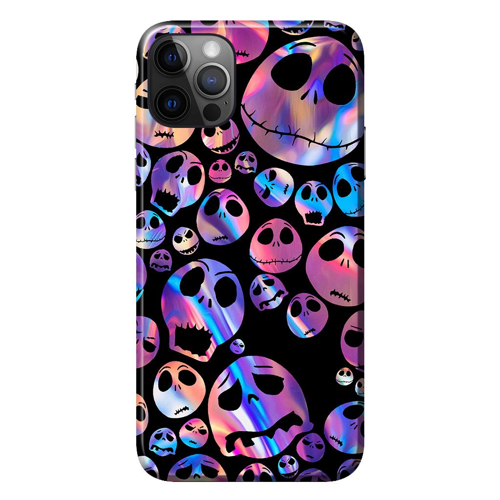 Personalized Nightmare Purple Hologram Phone Case for Halloween Gift