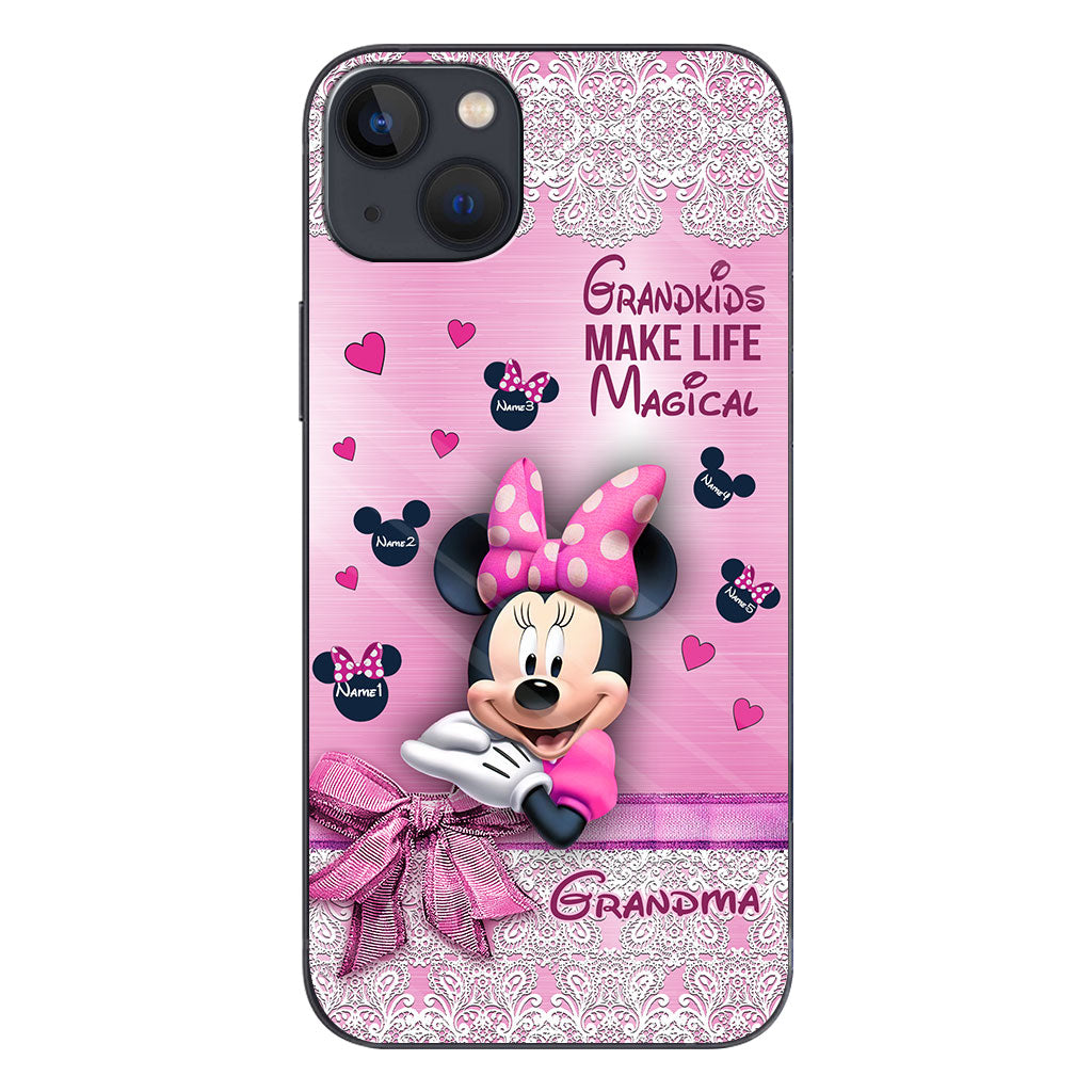 Personalized Grandma Phone Case with Grandkids Design Phone case GradoCreations