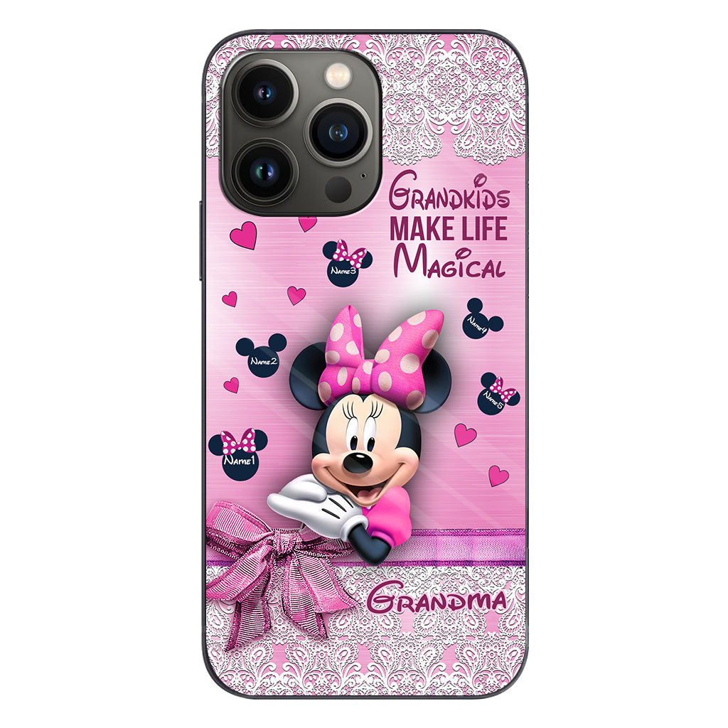 Personalized Grandma Phone Case with Grandkids Design
