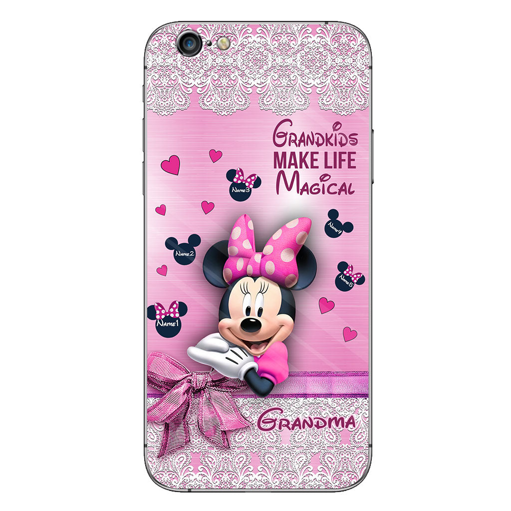 Personalized Grandma Phone Case with Grandkids Design Phone case GradoCreations