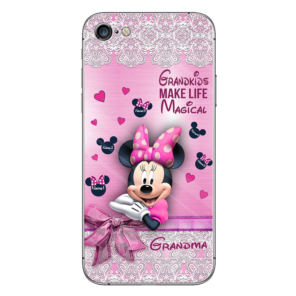 Personalized Grandma Phone Case with Grandkids Design Phone case GradoCreations