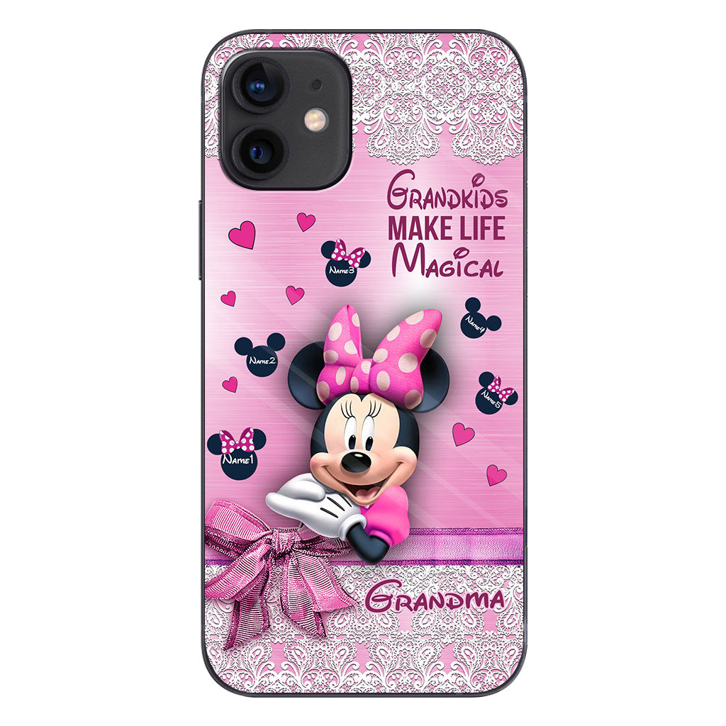 Personalized Grandma Phone Case with Grandkids Design Phone case GradoCreations