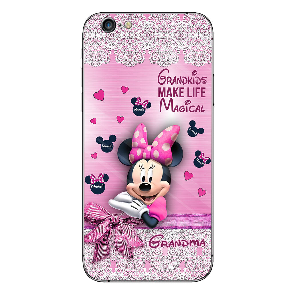 Personalized Grandma Phone Case with Grandkids Design Phone case GradoCreations