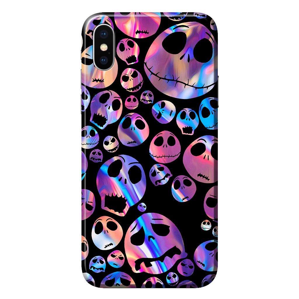 Personalized Nightmare Purple Hologram Phone Case for Halloween Gift Phone case GradoCreations