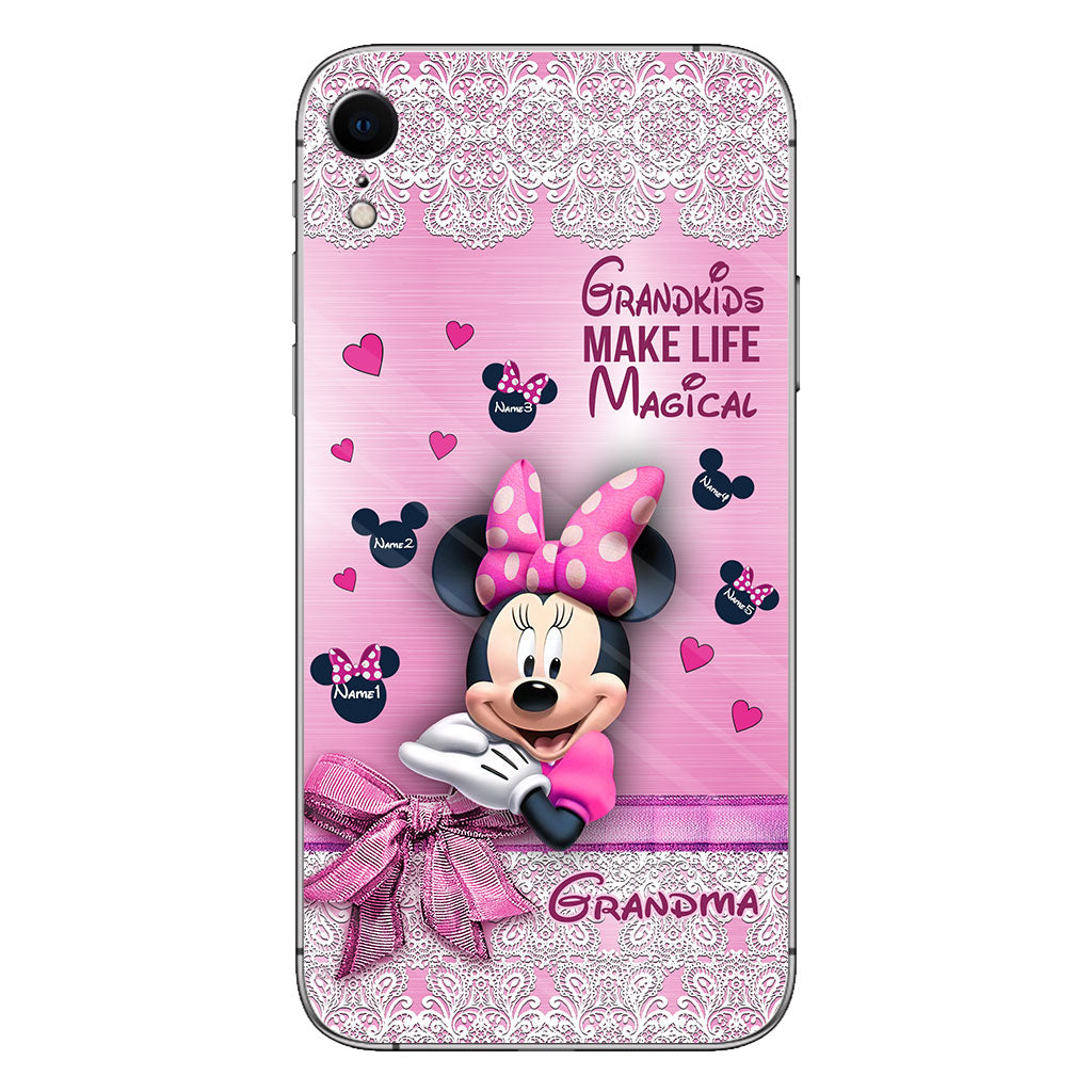 Personalized Grandma Phone Case with Grandkids Design Phone case GradoCreations