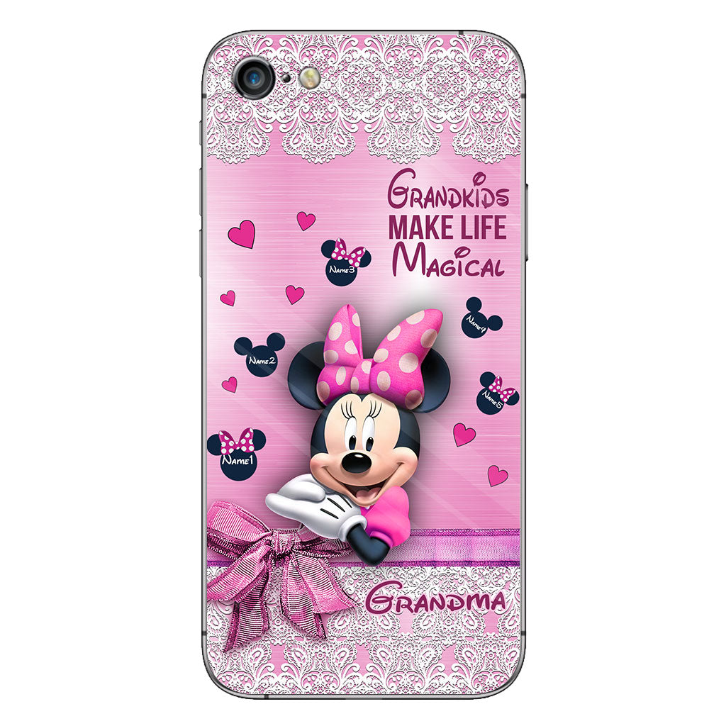 Personalized Grandma Phone Case with Grandkids Design Phone case GradoCreations