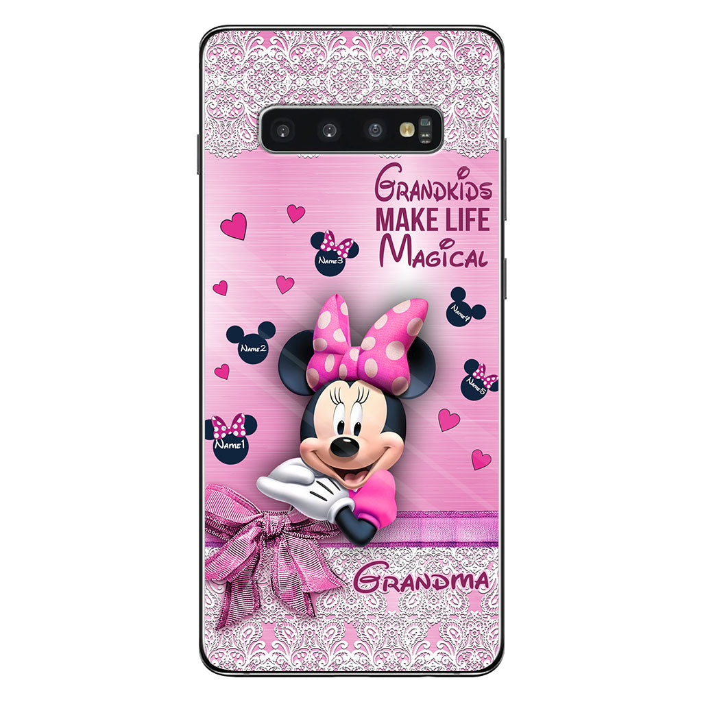 Personalized Grandma Phone Case with Grandkids Design Phone case GradoCreations