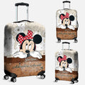 Personalized Mouse Luggage Cover Custom Name Travel Gift Luggage Cover GradoCreations