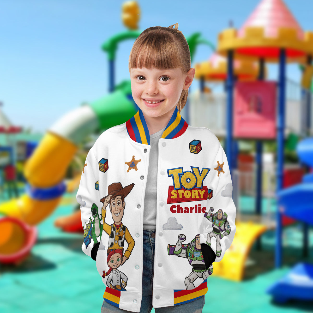 Personalized Toy Story Varsity Jacket Custom Name Gift Varsity Jacket GradoCreations