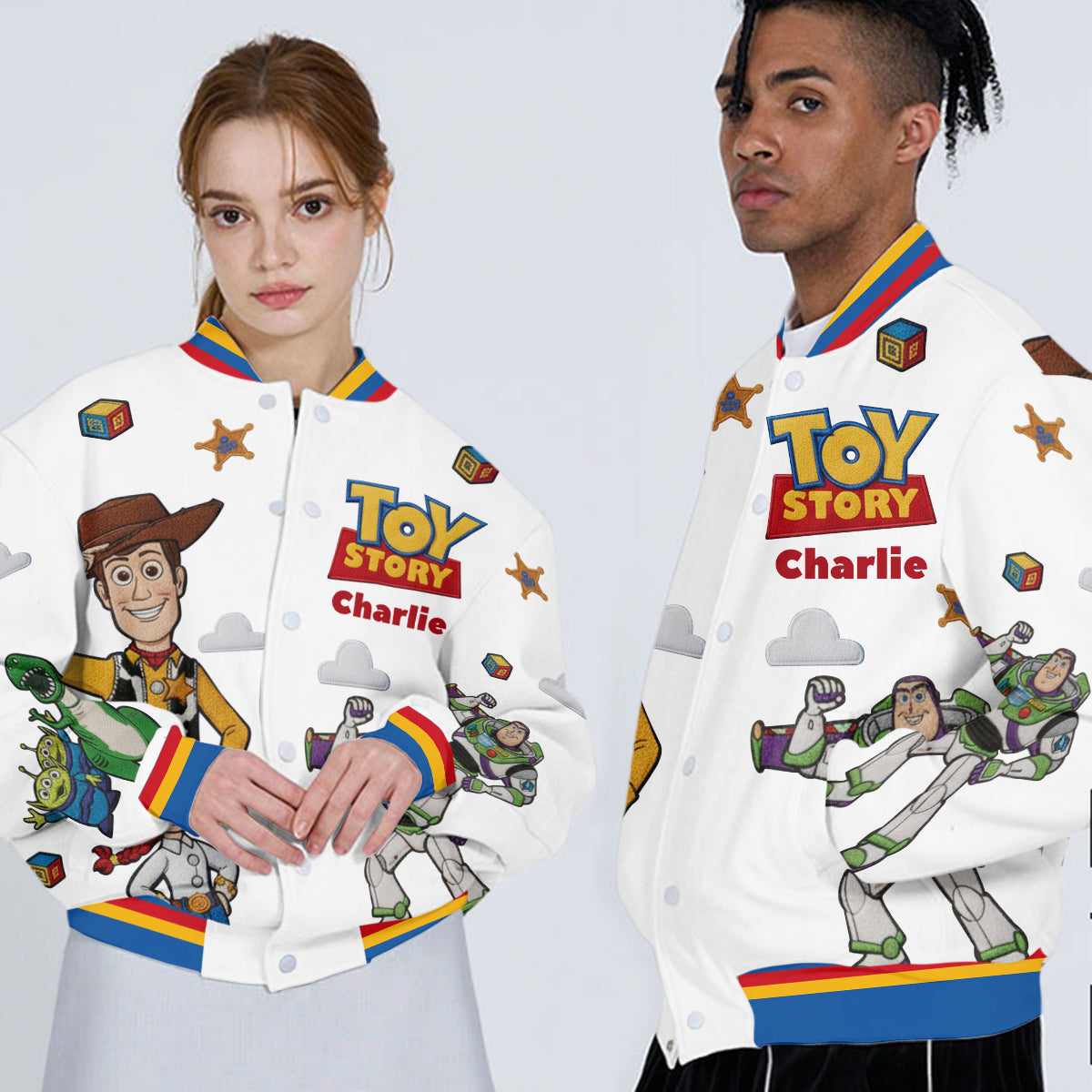 Personalized Toy Story Varsity Jacket Custom Name Gift Varsity Jacket GradoCreations