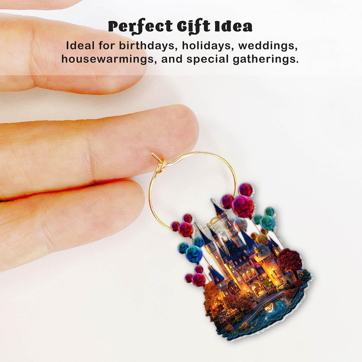Personalized Magic Mouse Wine Glass 13.5oz Custom Name Gift Wine Decanter And Glass Set GradoCreations
