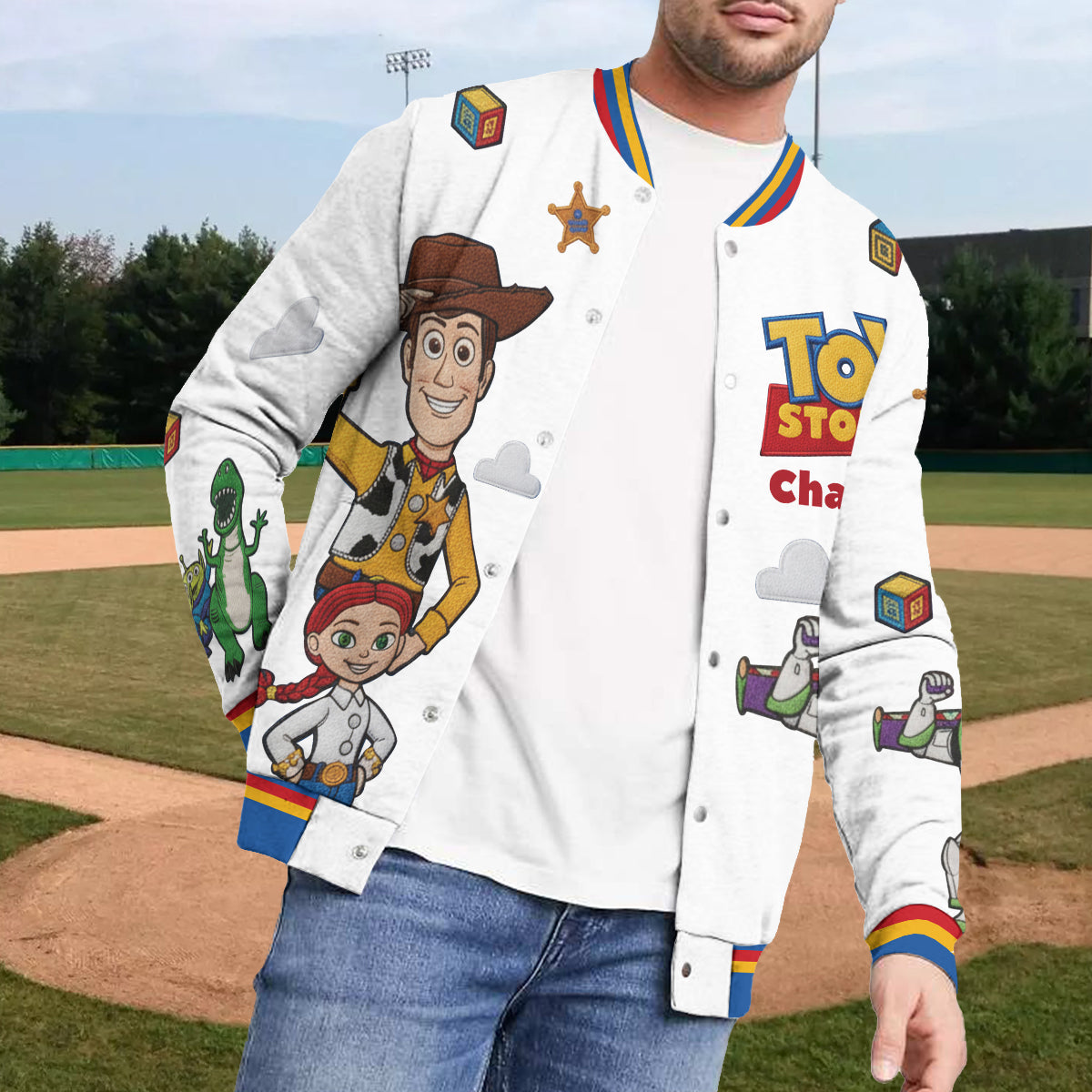 Personalized Toy Story Varsity Jacket Custom Name Gift Varsity Jacket GradoCreations