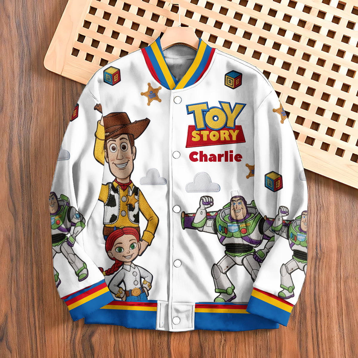 Personalized Toy Story Varsity Jacket Custom Name Gift Varsity Jacket GradoCreations