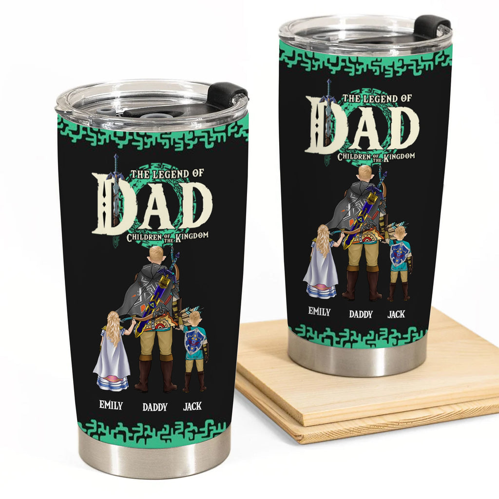 Personalized Zelda Dad Tumbler Unique Gift for Fathers Day