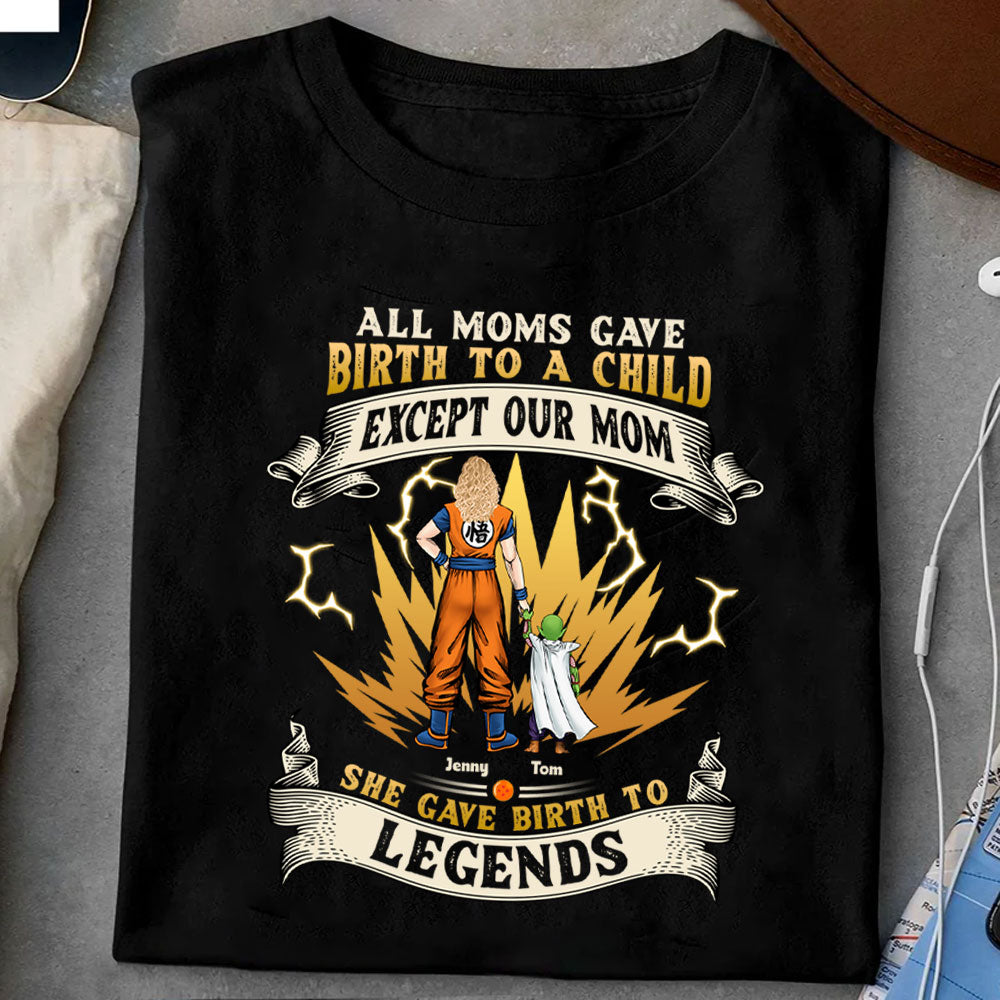 Personalized Mom T-Shirt Gift with Legends Design for Mother's Day