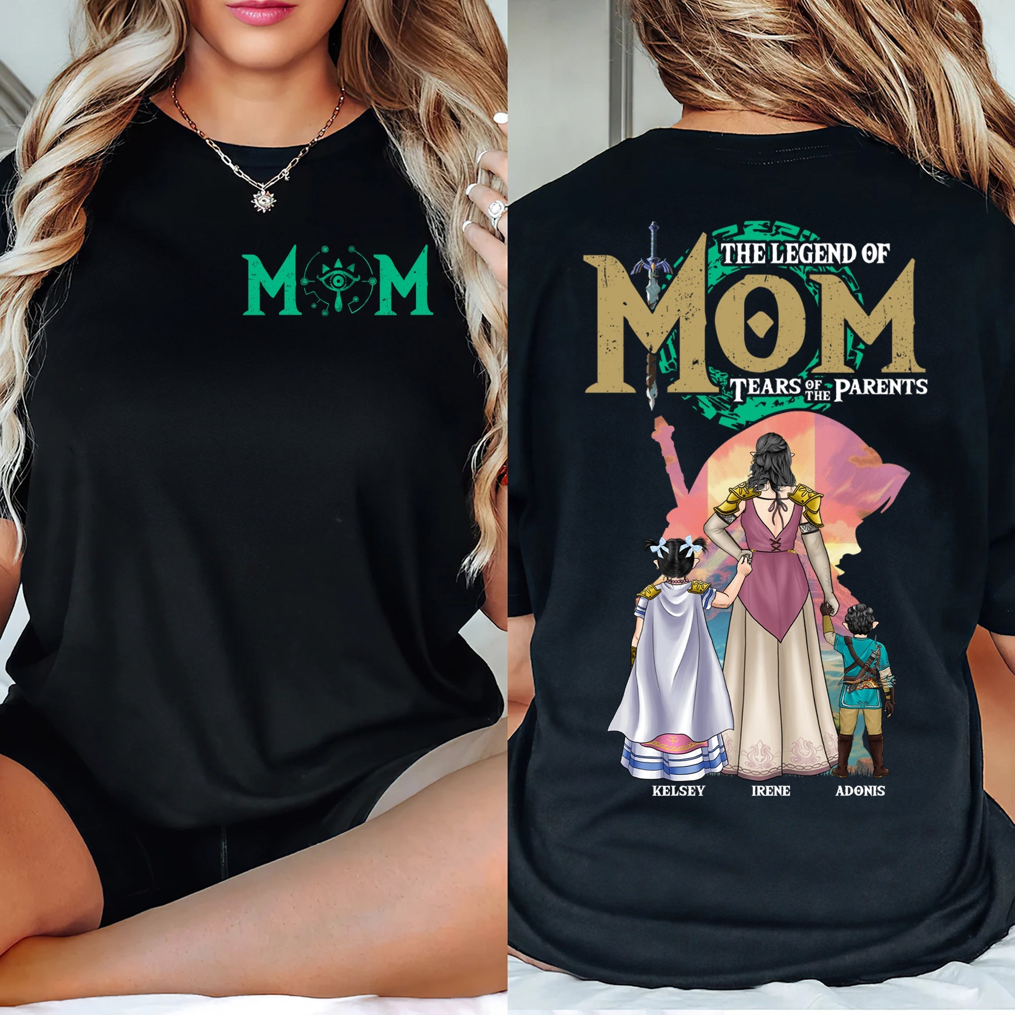 Personalized Legend of Zelda Mom Shirt Unique Gift Idea
