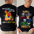 Personalized Dad Pirate Adventure Shirt Custom Name Gift