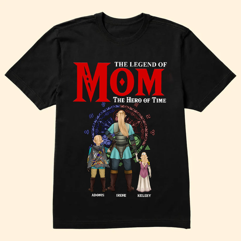 Personalized Legend of Zelda Mom T-Shirt Gift for Mom