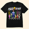 Personalized Mighty Morphin Power Rangers T-Shirt Gift for Dad