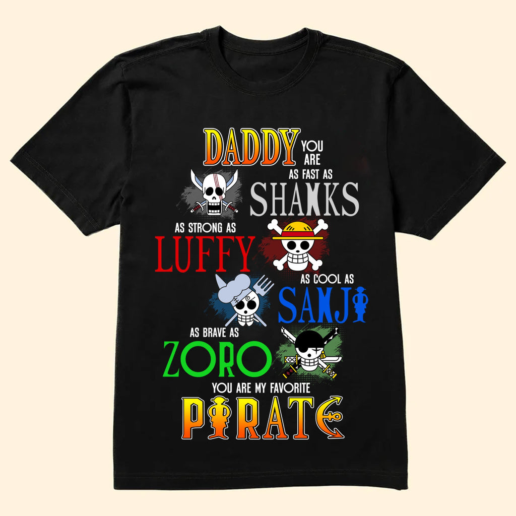 Personalized Dad Pirate Adventure Shirt Custom Name Gift