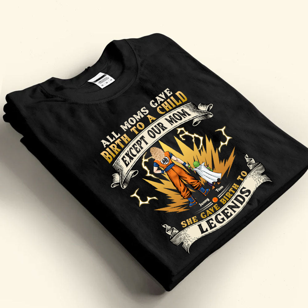 Personalized Mom T-Shirt Gift with Legends Design for Mother's Day