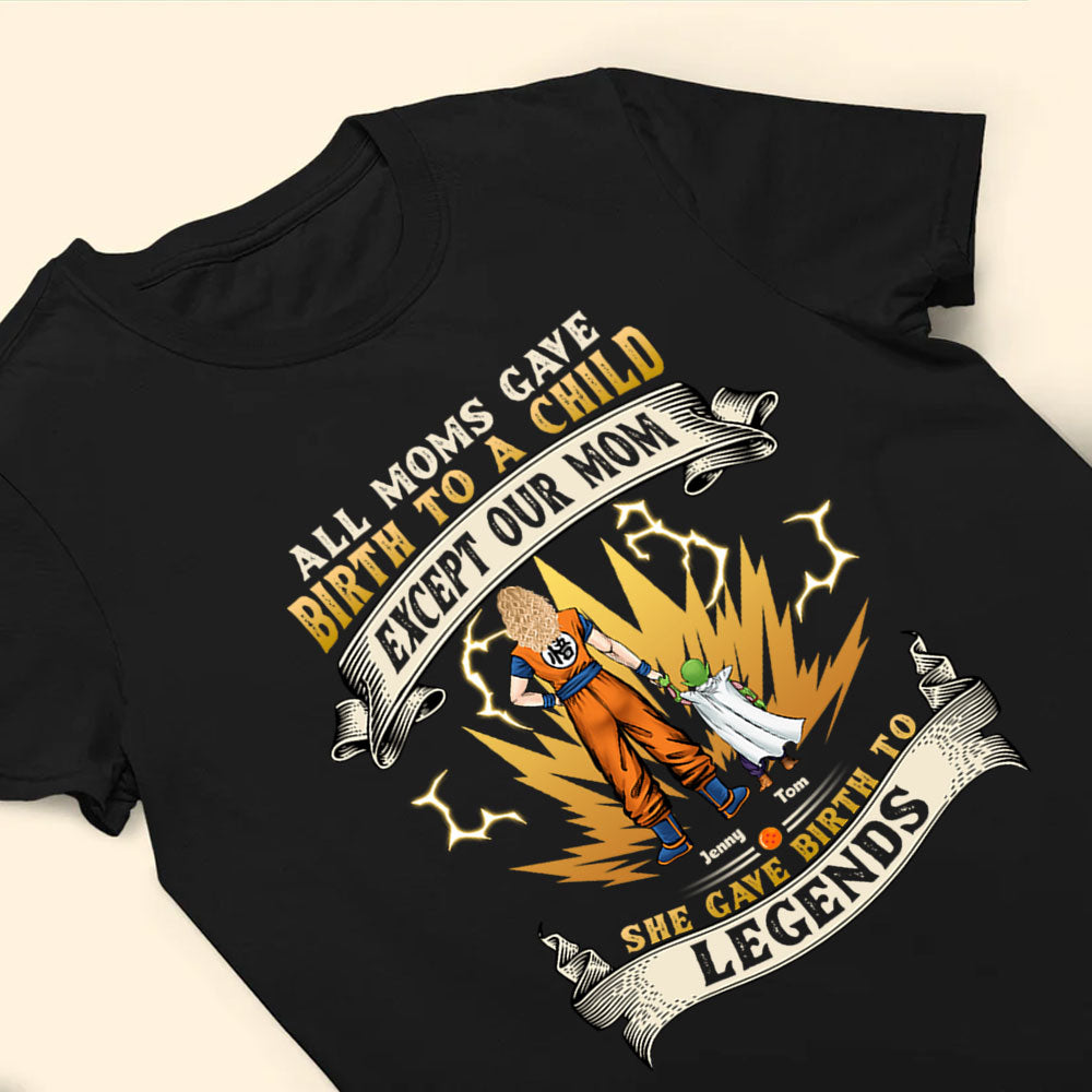 Personalized Mom T-Shirt Gift with Legends Design for Mother's Day