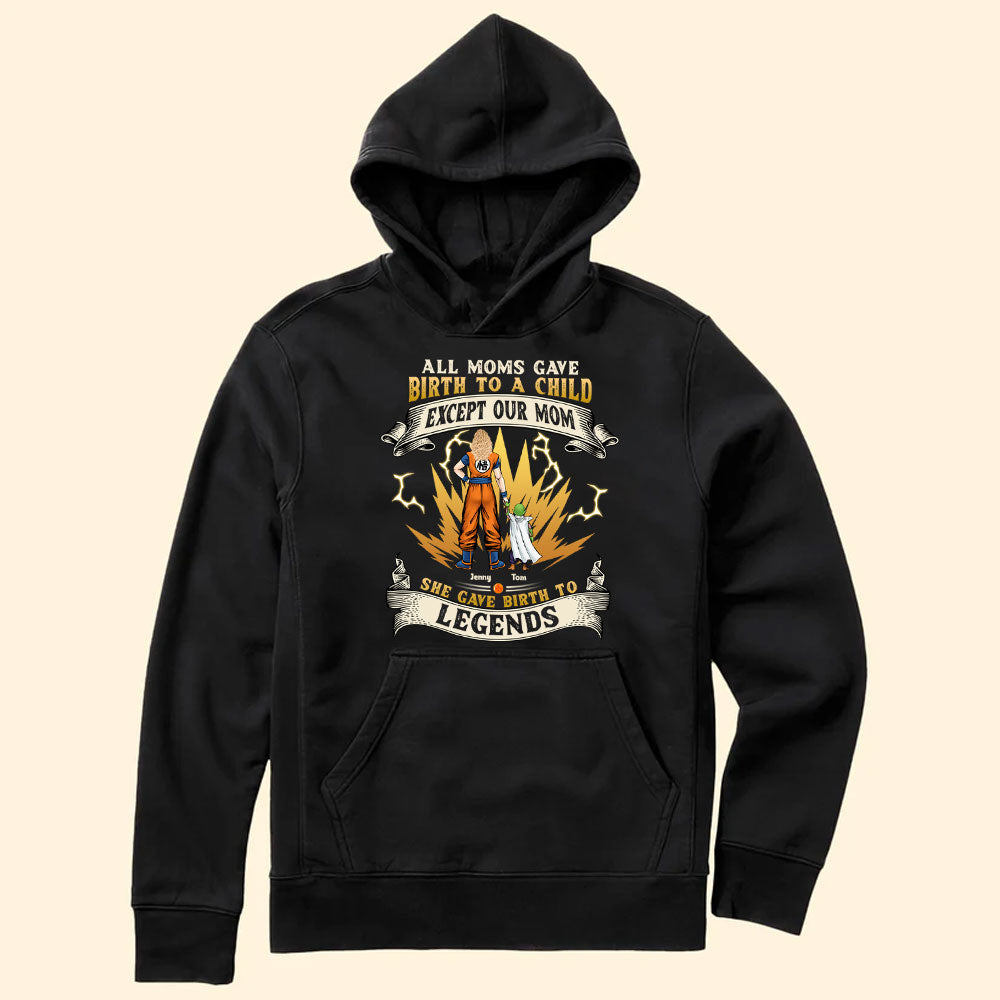 Personalized Mom T-Shirt Gift with Legends Design for Mother's Day