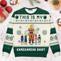 Personalized Kamekameha Shirt Ugly Sweater Gift for Dad