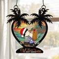 Personalized Window Hanging Suncatcher with Love Quote Gift for Couple
