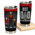 Personalized Best Dad In The Universe Tumbler Gift for Dad