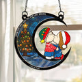 Personalized Romantic Couple Kiss Suncatcher Gift for Anniversary